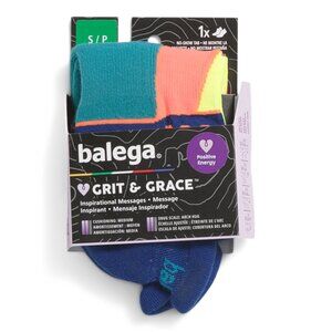 BALEGA Neon Blue Gg Positive Energy No Show Socks